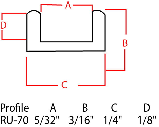 3/16" Lead FltBttm/Rnd SidUCh