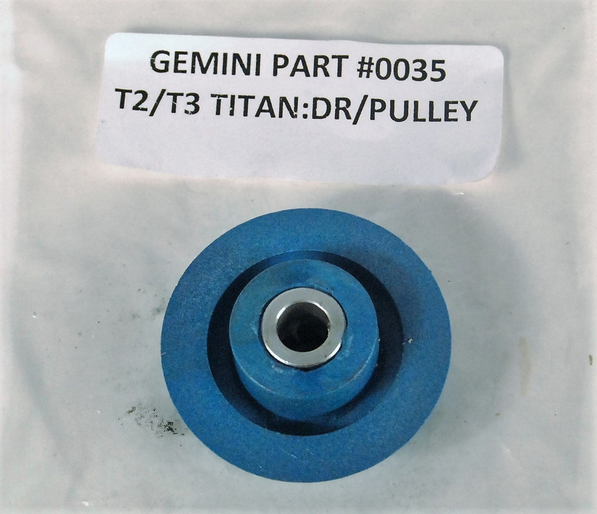 T3 large Rail Blue Pulley