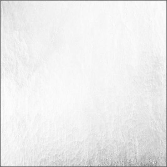 A square white textured background with subtle gray shading and a distressed, plaster-like finish.