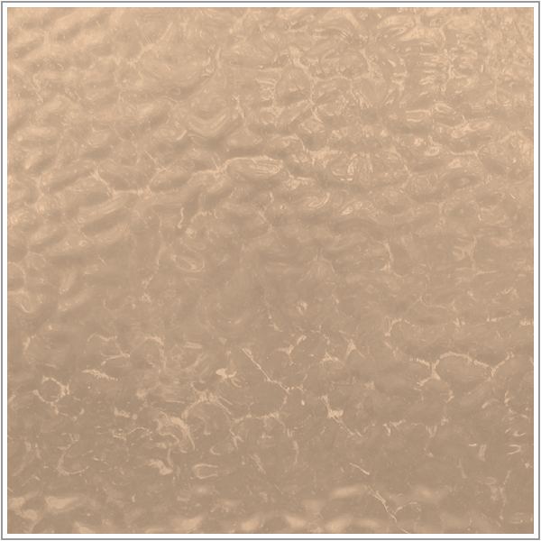 A close-up of a warm beige textured surface with a subtle wavy, embossed pattern and a thin white border around the edges.