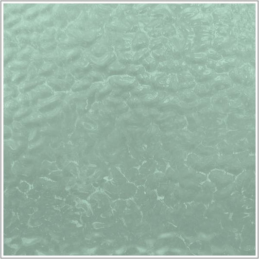 A close-up texture swatch of a light mint green material with a subtle, wavy, embossed pattern.