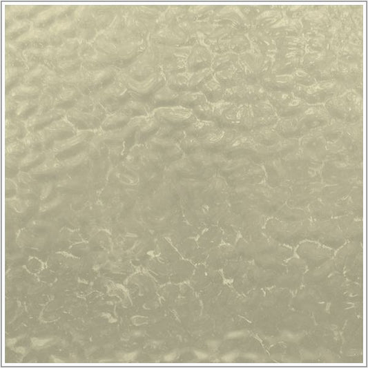 A close-up texture swatch of a light beige or cream-colored material with a subtle, wavy, embossed pattern.